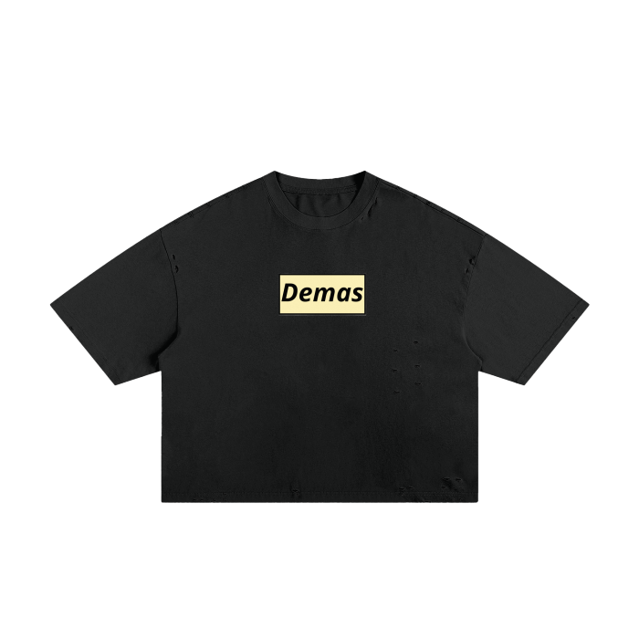 Demas frayed boxy tee