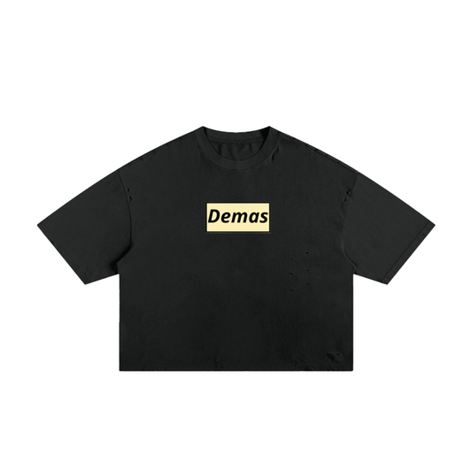 Demas frayed boxy tee