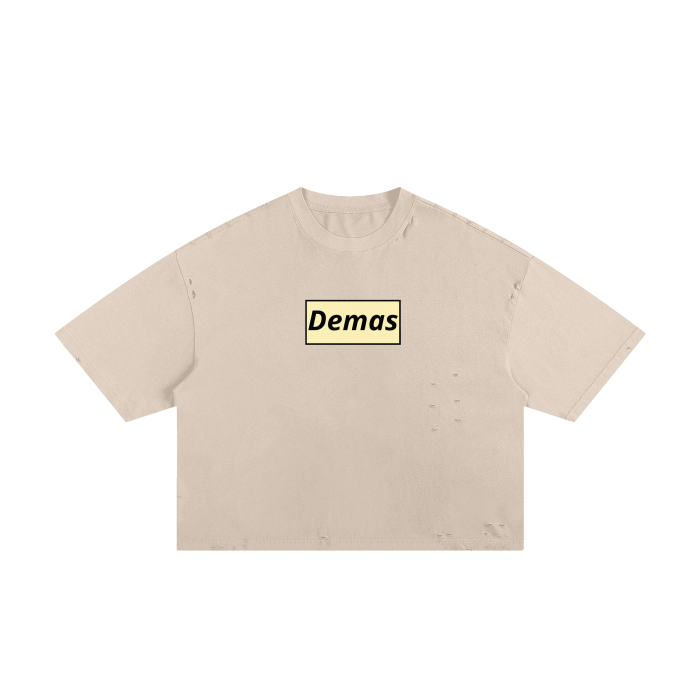 Demas frayed boxy tee